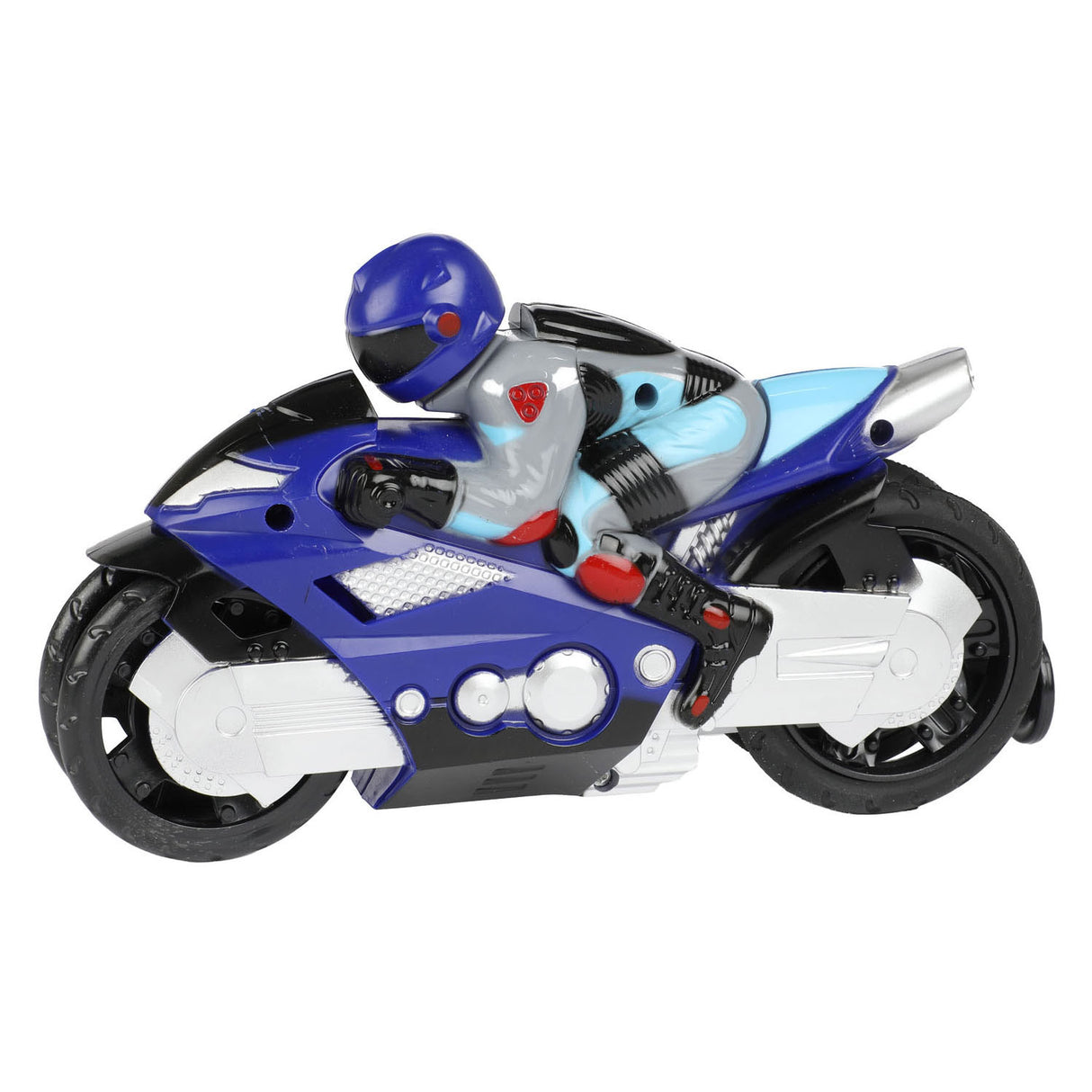 Toi-toys Toi Toys schießt Motorrad mit Motorradfahrer
