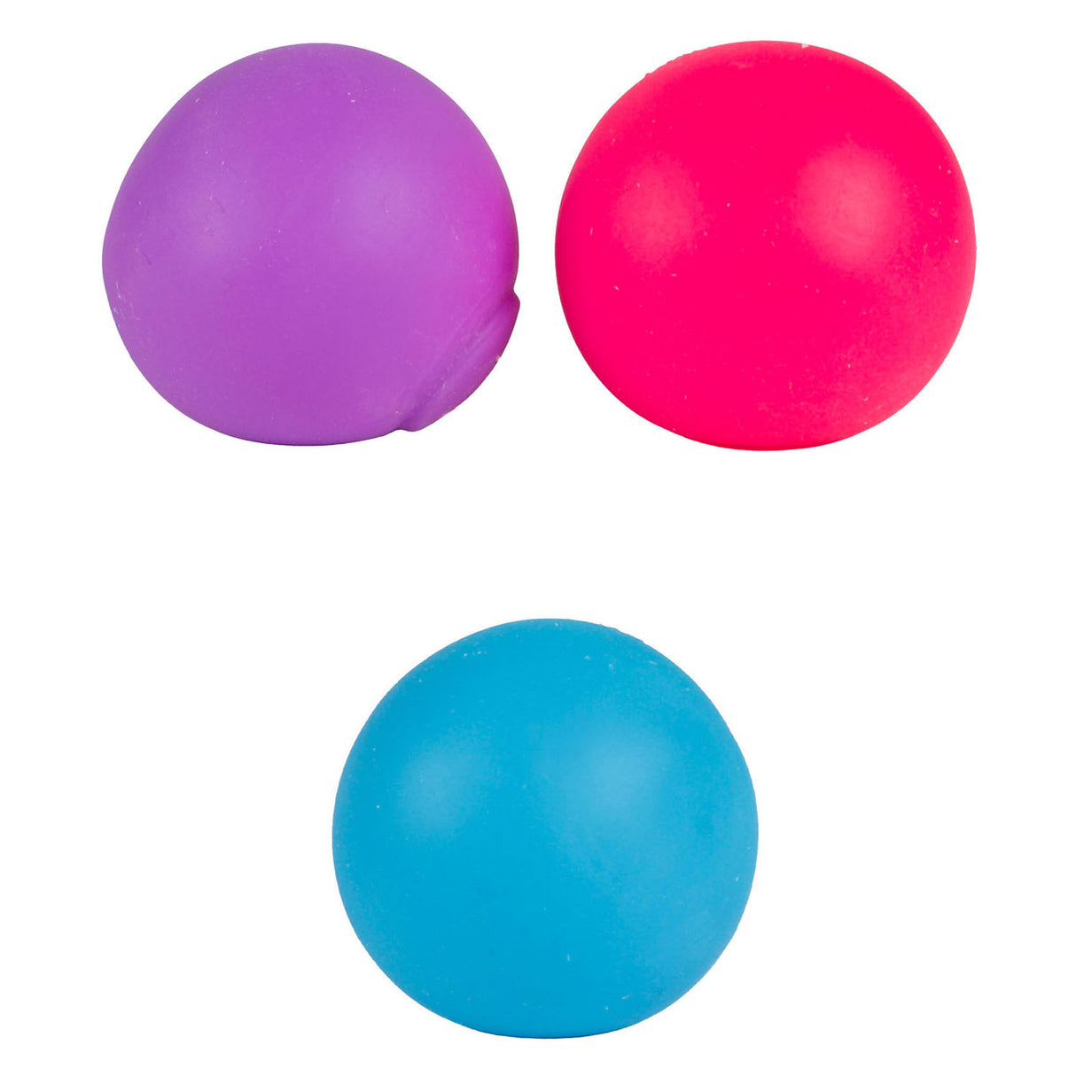 Toi-toys squishdough set knijpballen neon, 3-pack