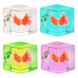 Toi-toys squishdough ice cube met schildpad - 5cm 157gr