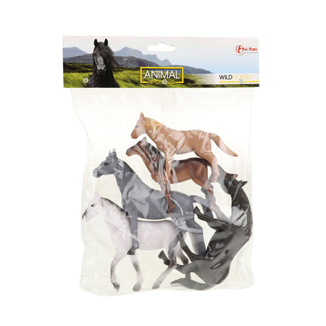 Toi-Toys Animal World Paarden, 5st.