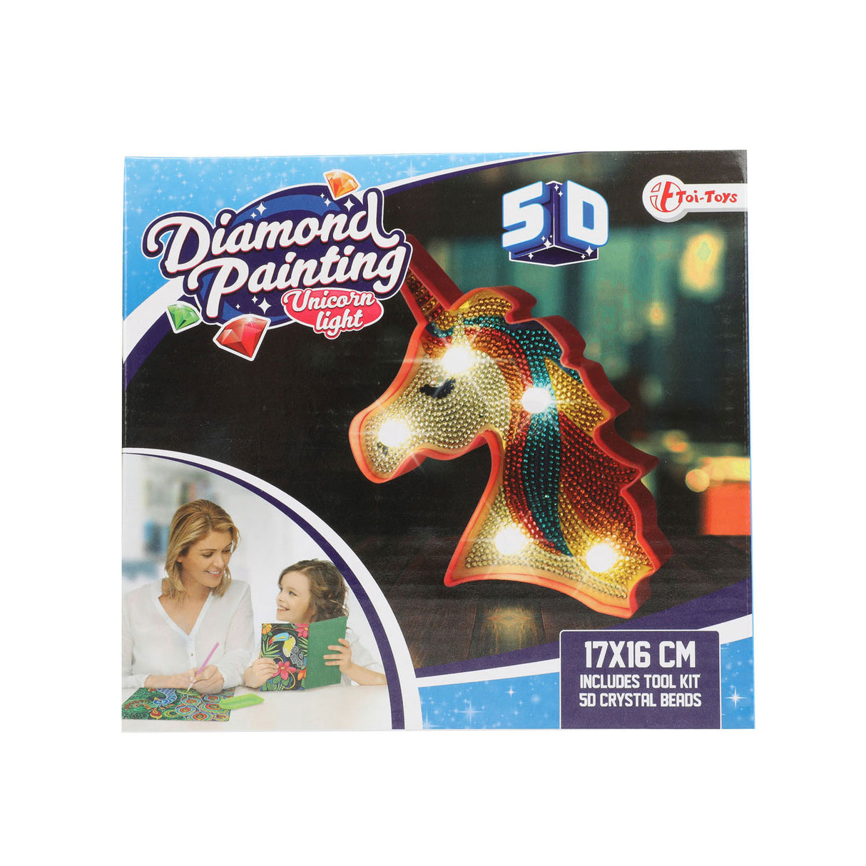 Toi-Toys Diamond Painting Lamp Unicorn