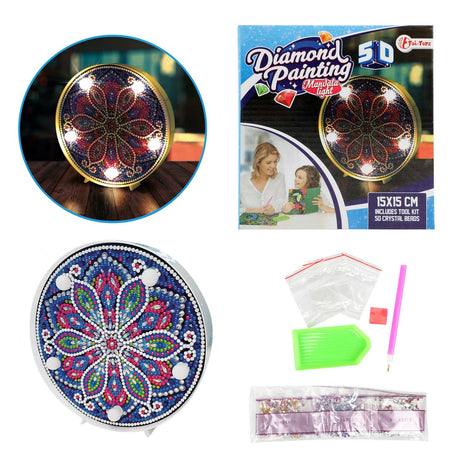 TOI-TOYS Diamond Painting Lamp Mandala