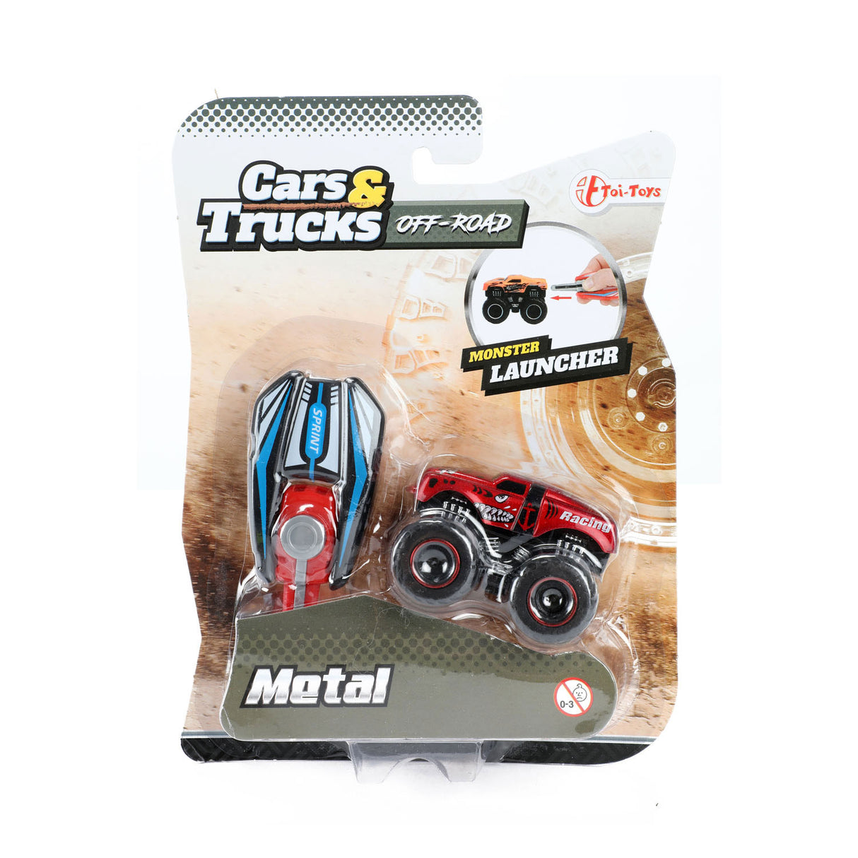 Toi-Toys Trucks strelja mini pošast tovornjak