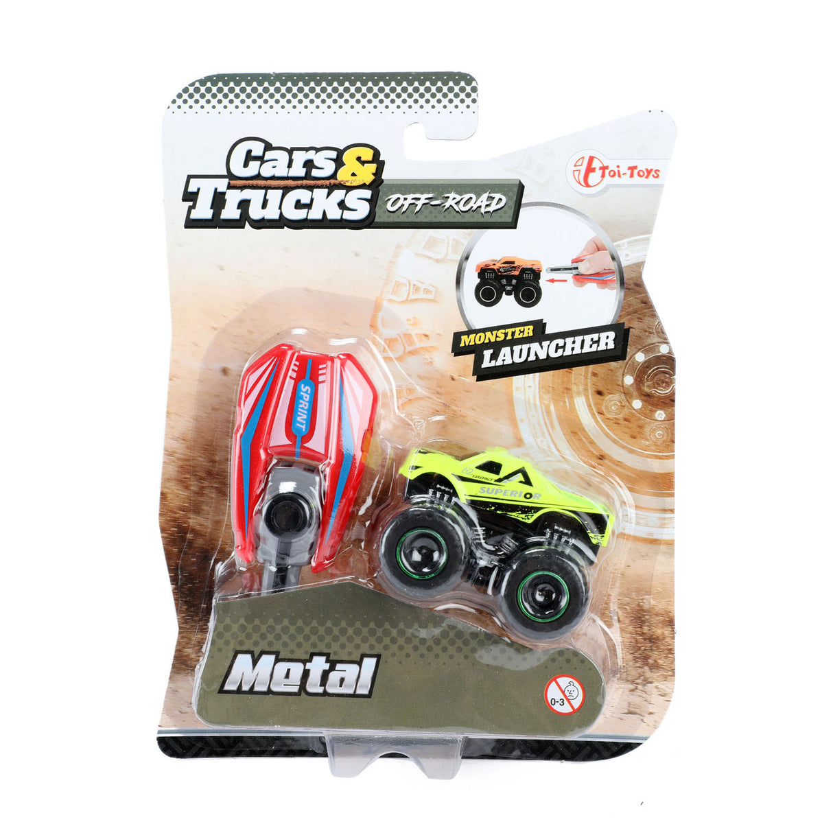 Toi-toys cars trucks afschiet mini monster truck