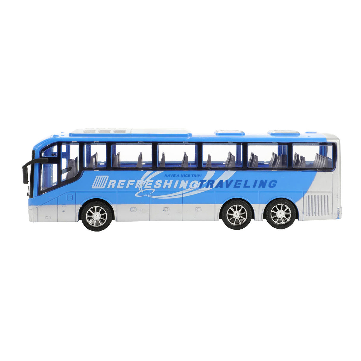 Vehicool Autos LKW Reisebus blaue Reibung – 32 cm