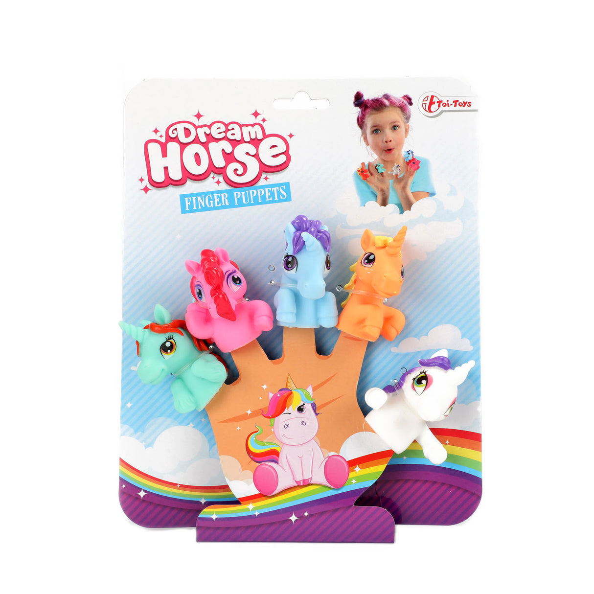 Toi-toys prsty puckers Unicorn, 5st.