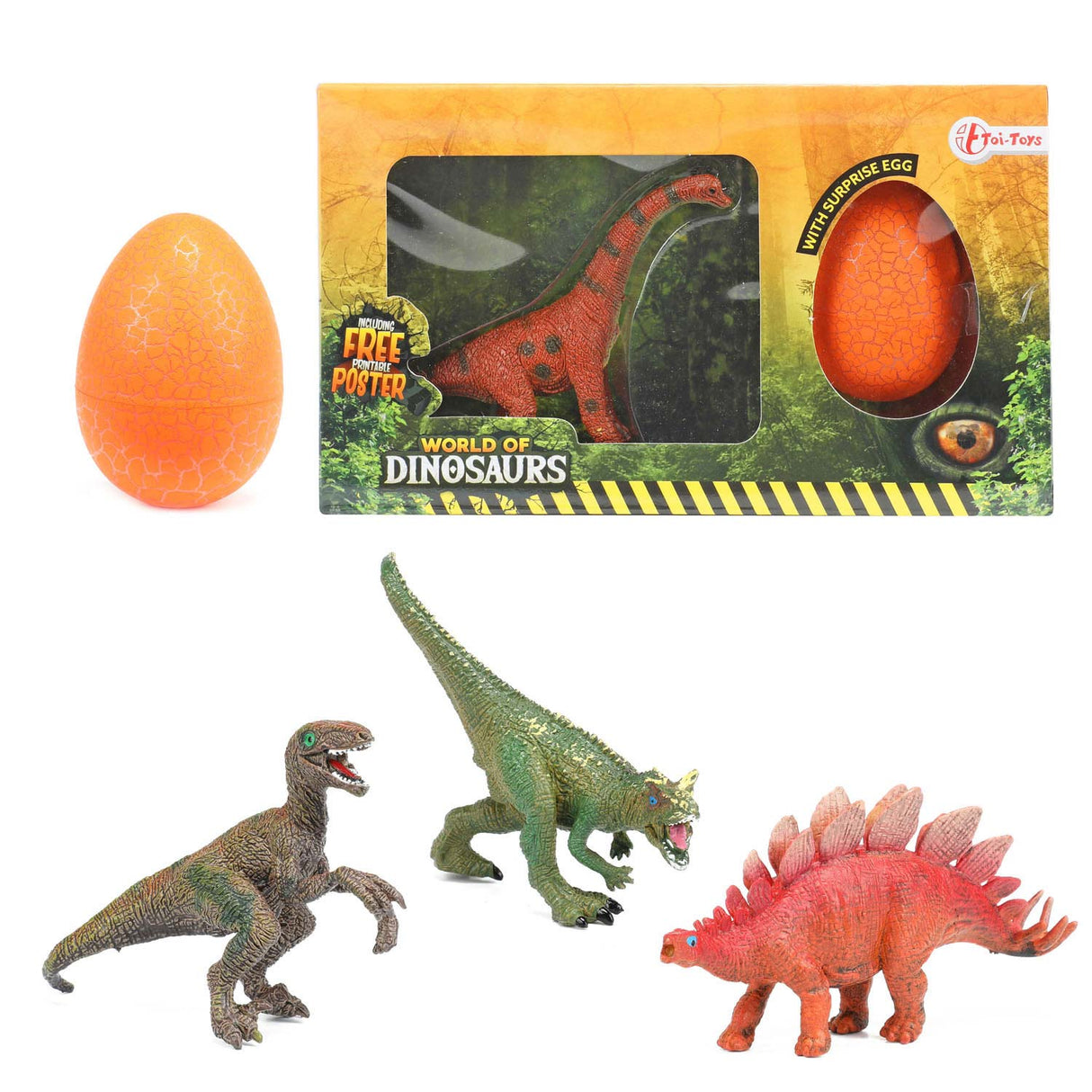 Toi-toys monde de Dinosaurus dino avec œuf surprise