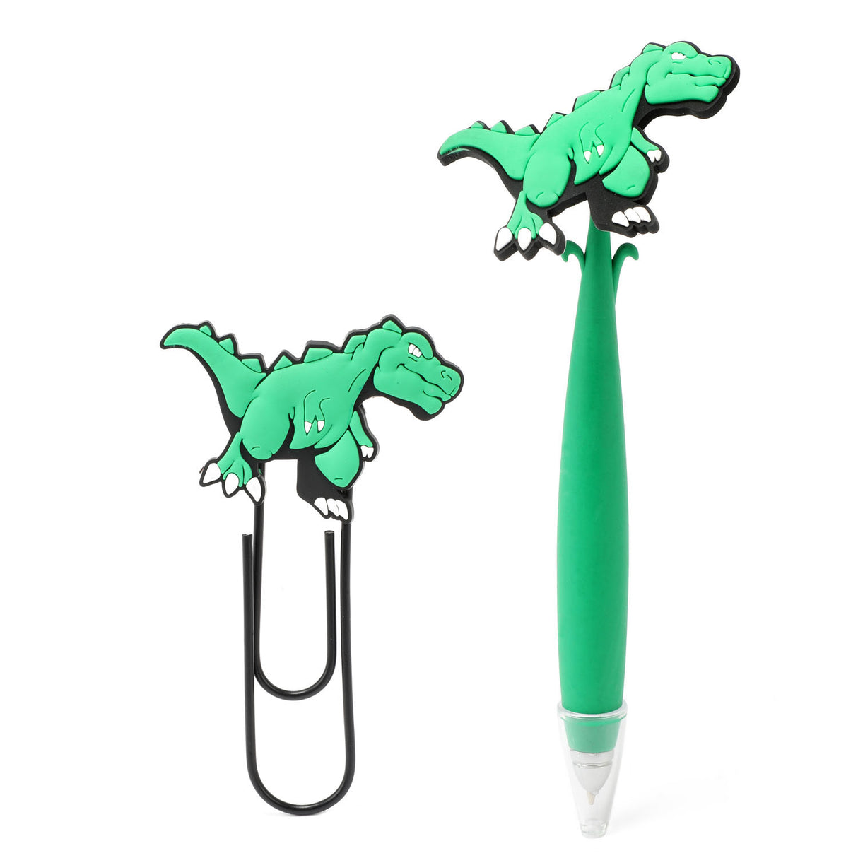 TOI-TOYS DINOSAURUS MEGA PAPERCLIP con bolígrafo