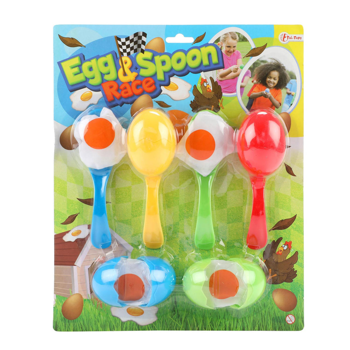 TOI-TOYS ESTAFETTE Game Eggs