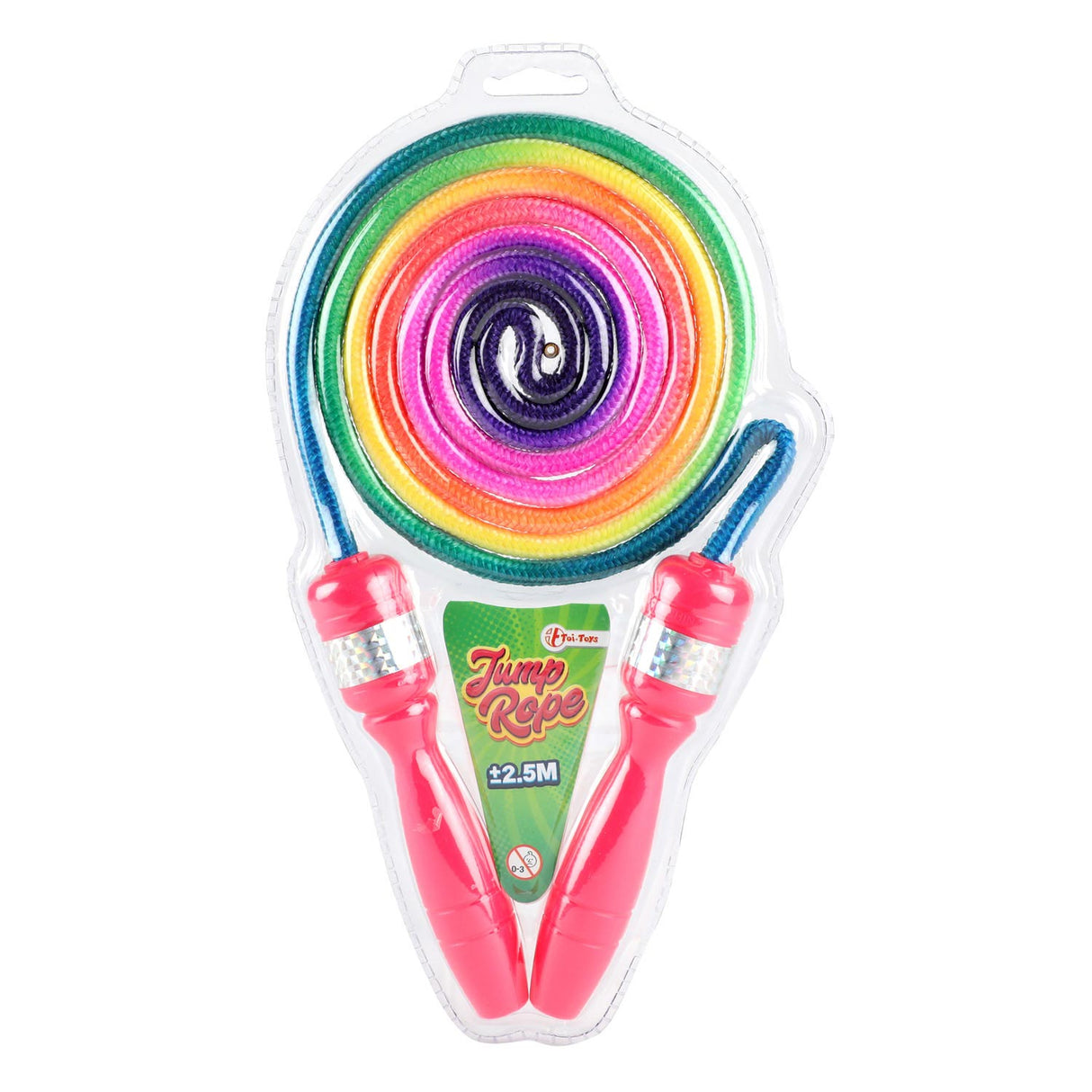 Toi-Toys Springtouw met Regenboogkleuren