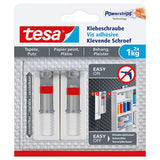 Tesa 1051202 - einstellen. selbstklebende schraubenempfindliche Flächen 1kg | 6 Stück