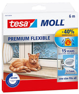 Tesa 1003328 - moll superflex transp. 6m | 8 Stück