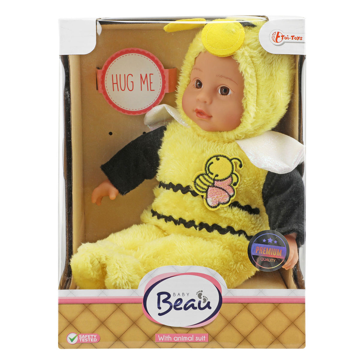 Baby Beau Babypop v živalski obleki na