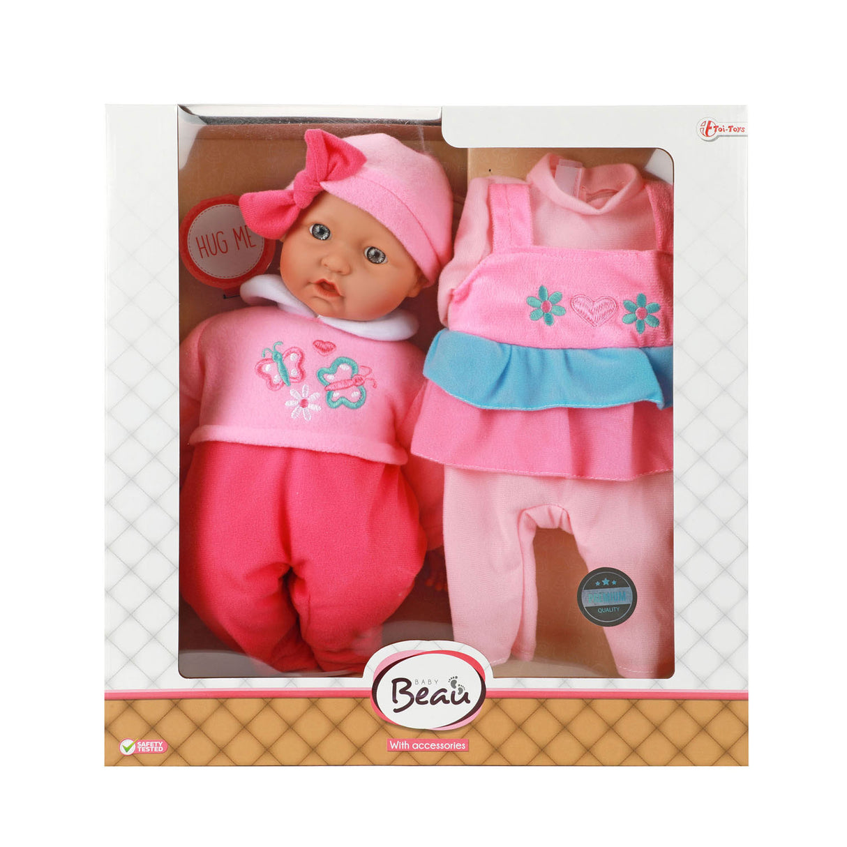 Beau Baby Babypop met Kleding Cadeauset