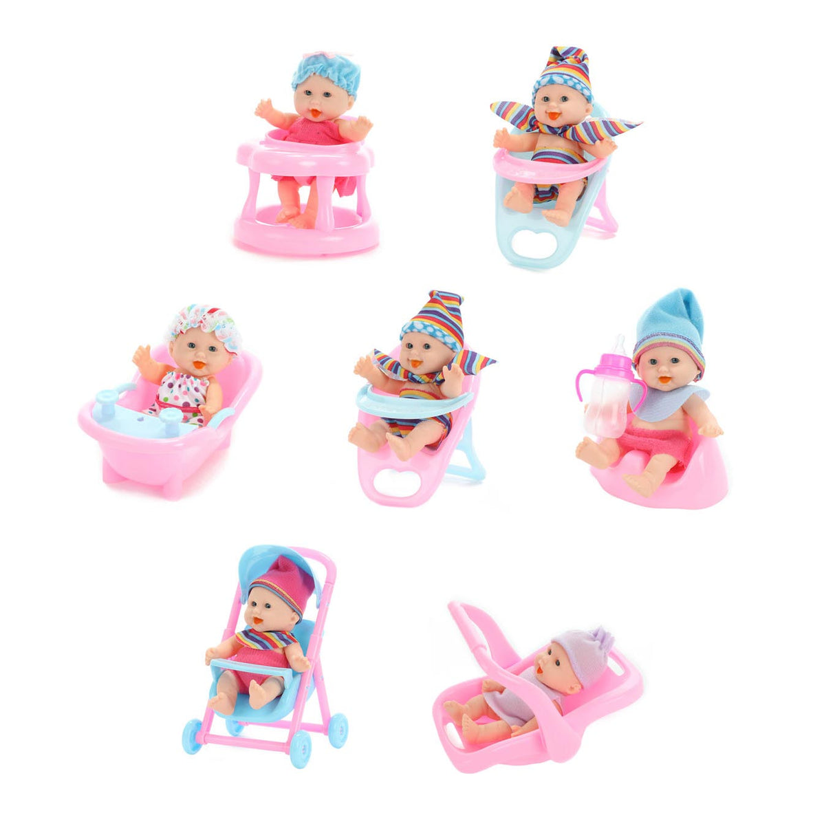 Beau Baby Mini Baby Pop Sitting, 12cm