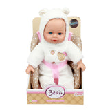 Beau Baby Baby Doll in Doll Seat, 33cm