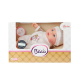 Beau Baby Babypop with hat, 23cm