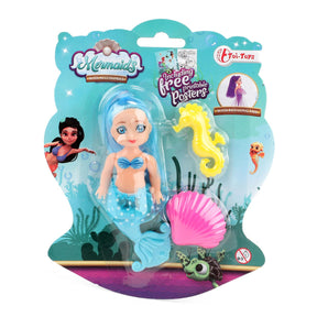 Toi-toys Toi Toys Meerjungfrauen Meerjungfrauenpuppe 12 cm mit 2 Kämmen