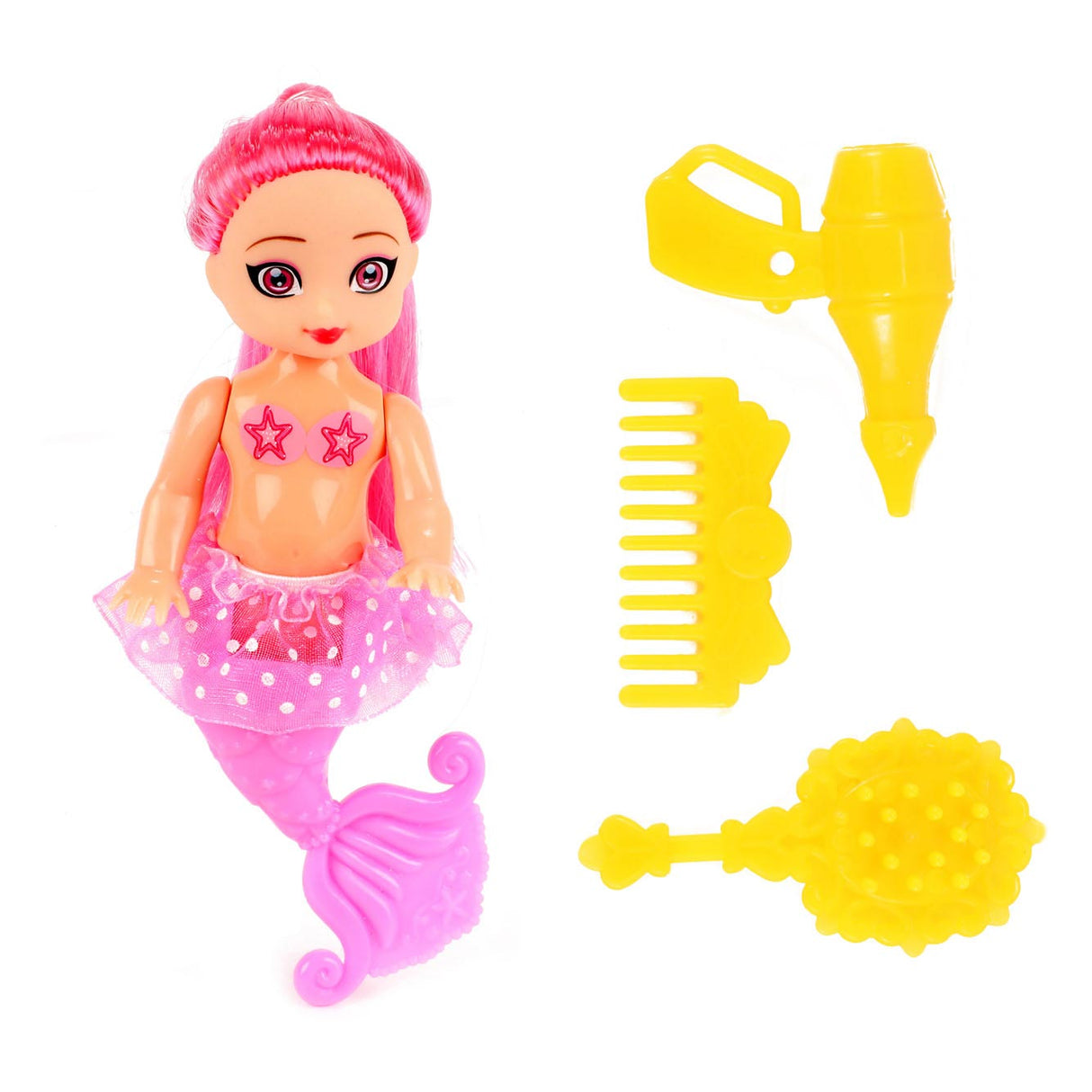 TOI-TOYS Mermaids Mermaid Pop con Kammetjes, 12 cm