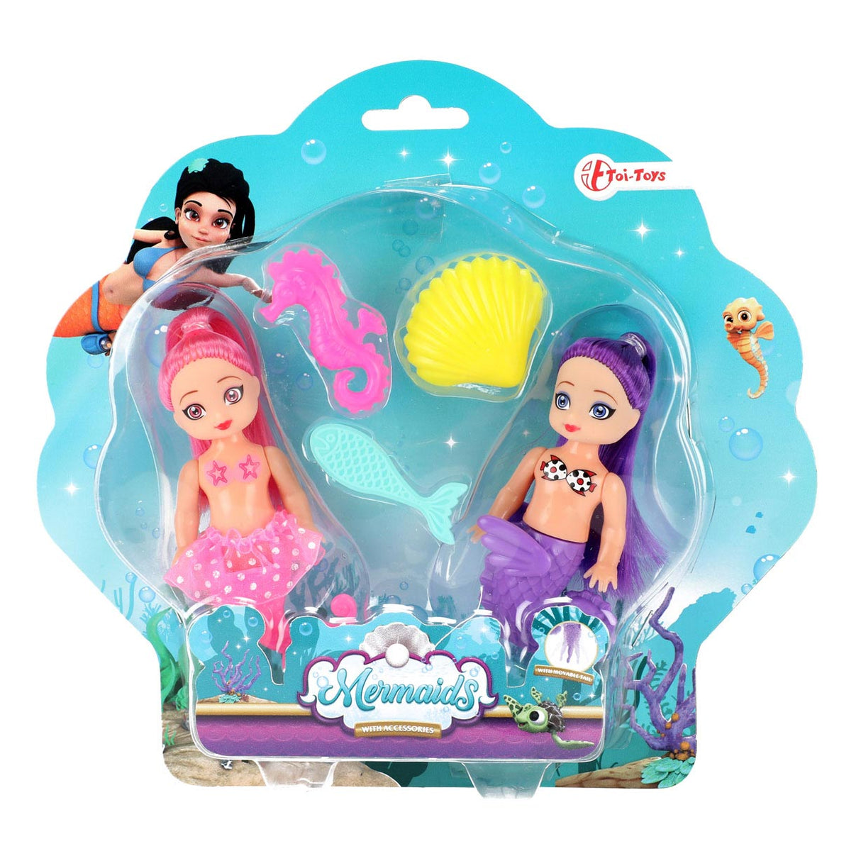 Sirène sirène pop avec accessoires, 12 cm