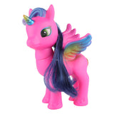 Dream Horse unicorn with long hair, 13 cm