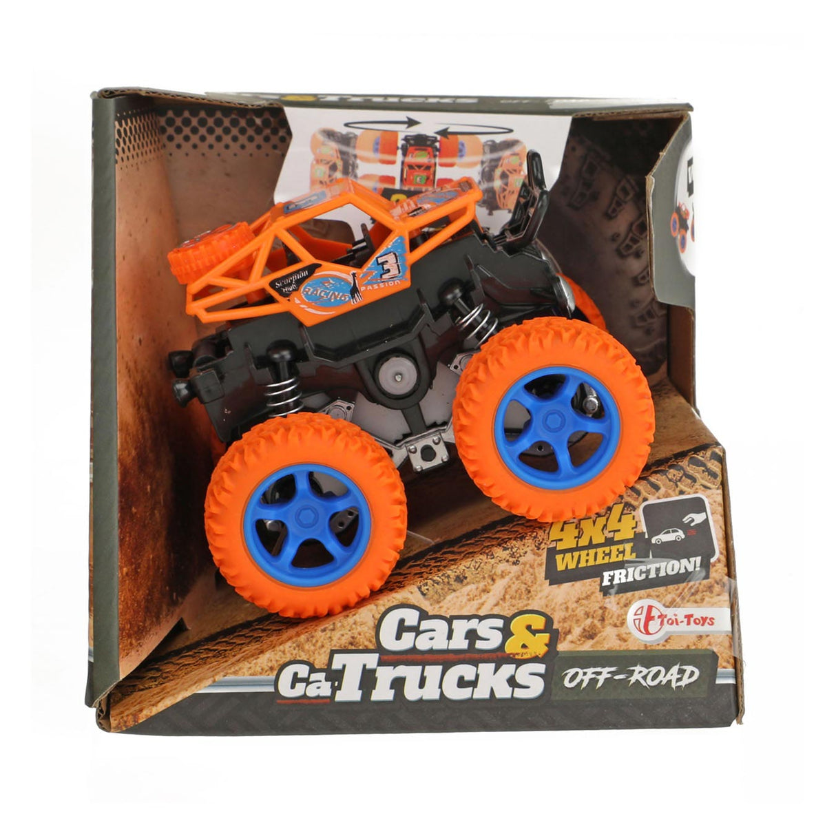 Vehicool Friction Monster Truck Stunt 360