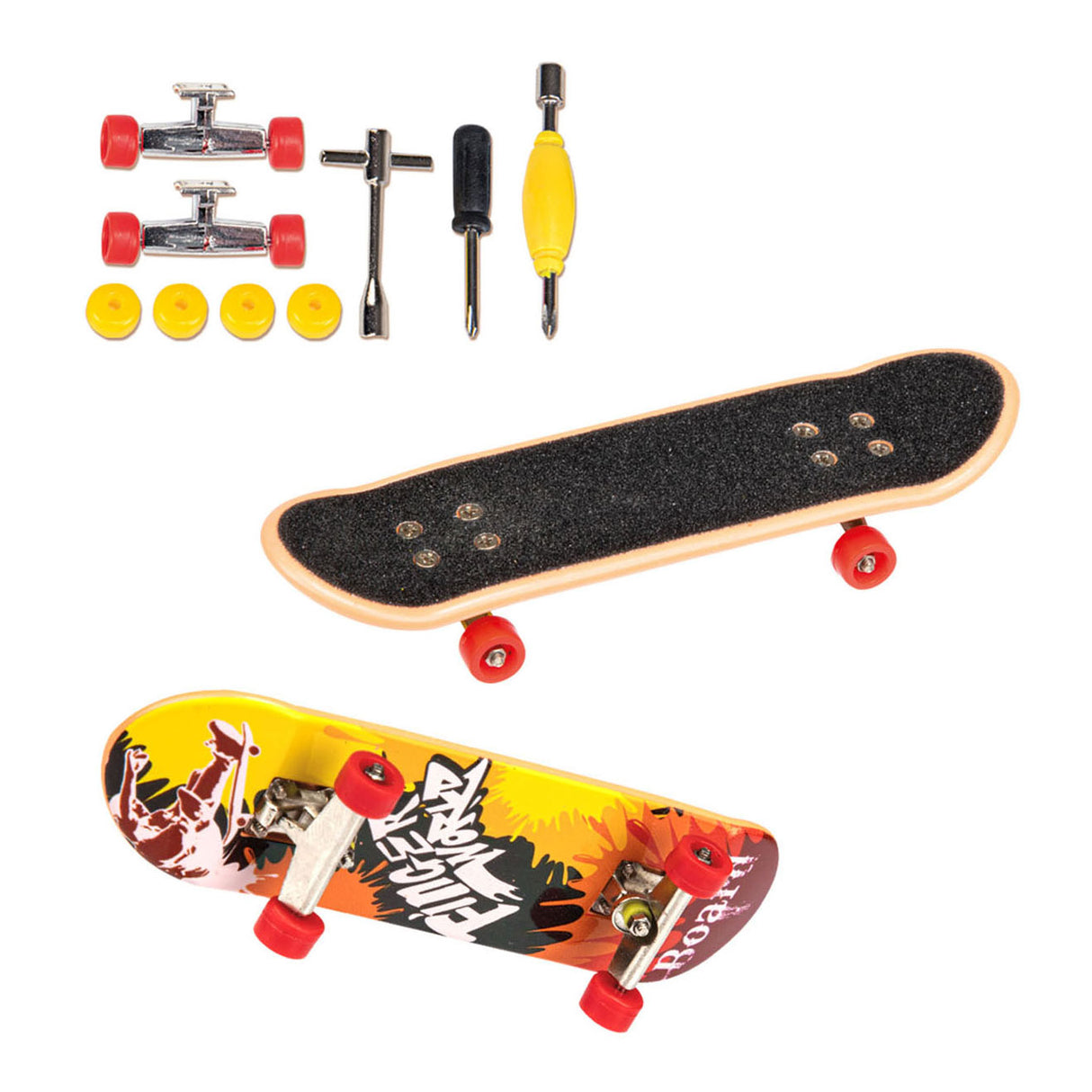 Toi-toys Skate-Finger-Skateboard mit zusätzlichen Rädern