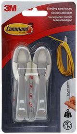 3m command-kabelhouder wit, grijs