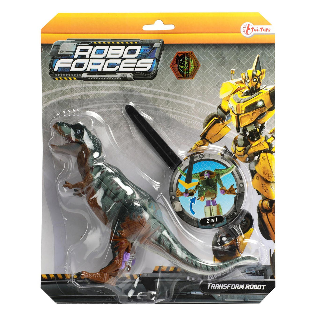 Roboforces skifter robot Dino, 17 cm