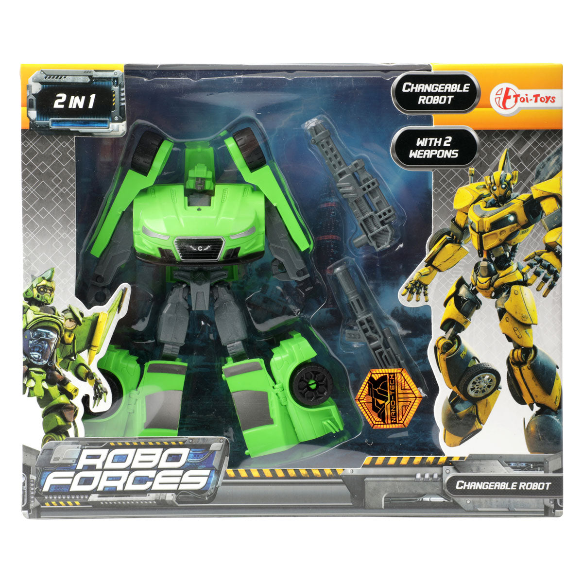 Roboforces wechselnder Roboter-Sportwagen