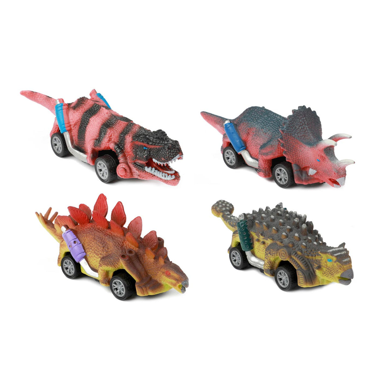 Toi-Toys World of Dinosaurs Carback Car, 4st.