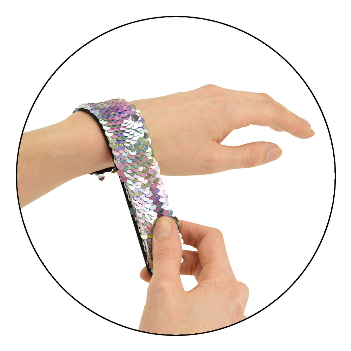 Toi-toys Toi Toys Slap-Armband mit Pailletten