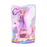 Dream Horse Unicorn Pegasus with teenage doll