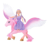 Dream Horse Unicorn Pegasus with teenage doll