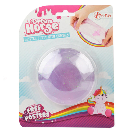 Dreampferd Glitter PutTy mit Einhorn