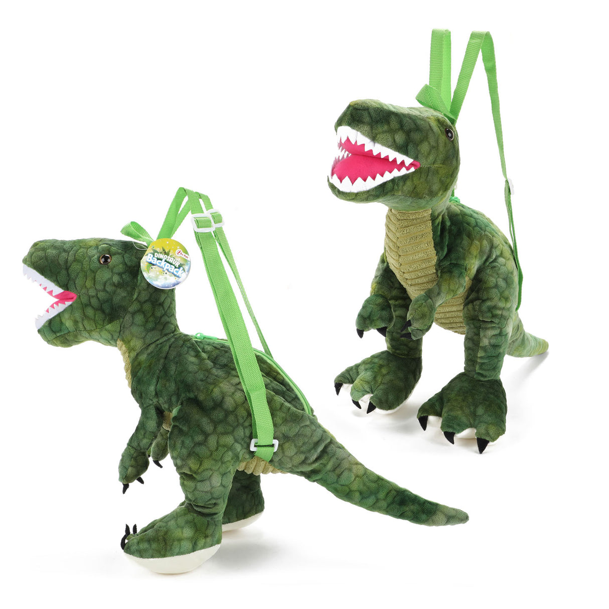 Toi-Toys Dinosaurus-Rucksack T-Rex Pluche, 50 cm