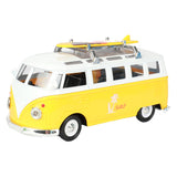 TOI-TOYS pull-back bus retrò con luce e suono