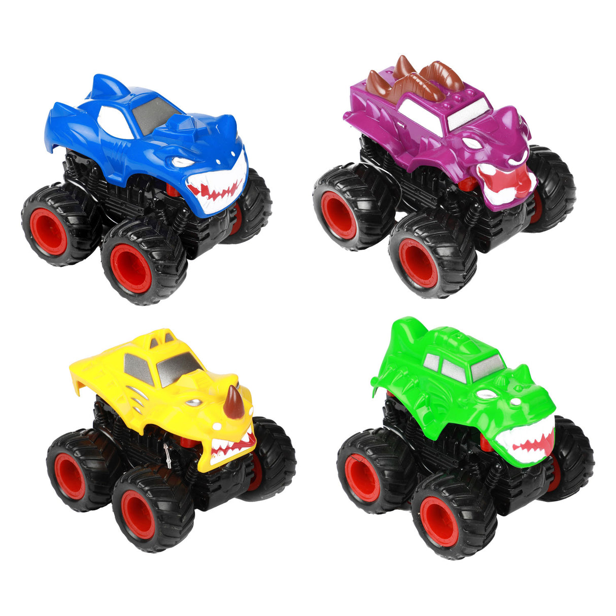 Toi-Toys Trucks Friction Monster Truck with teeth