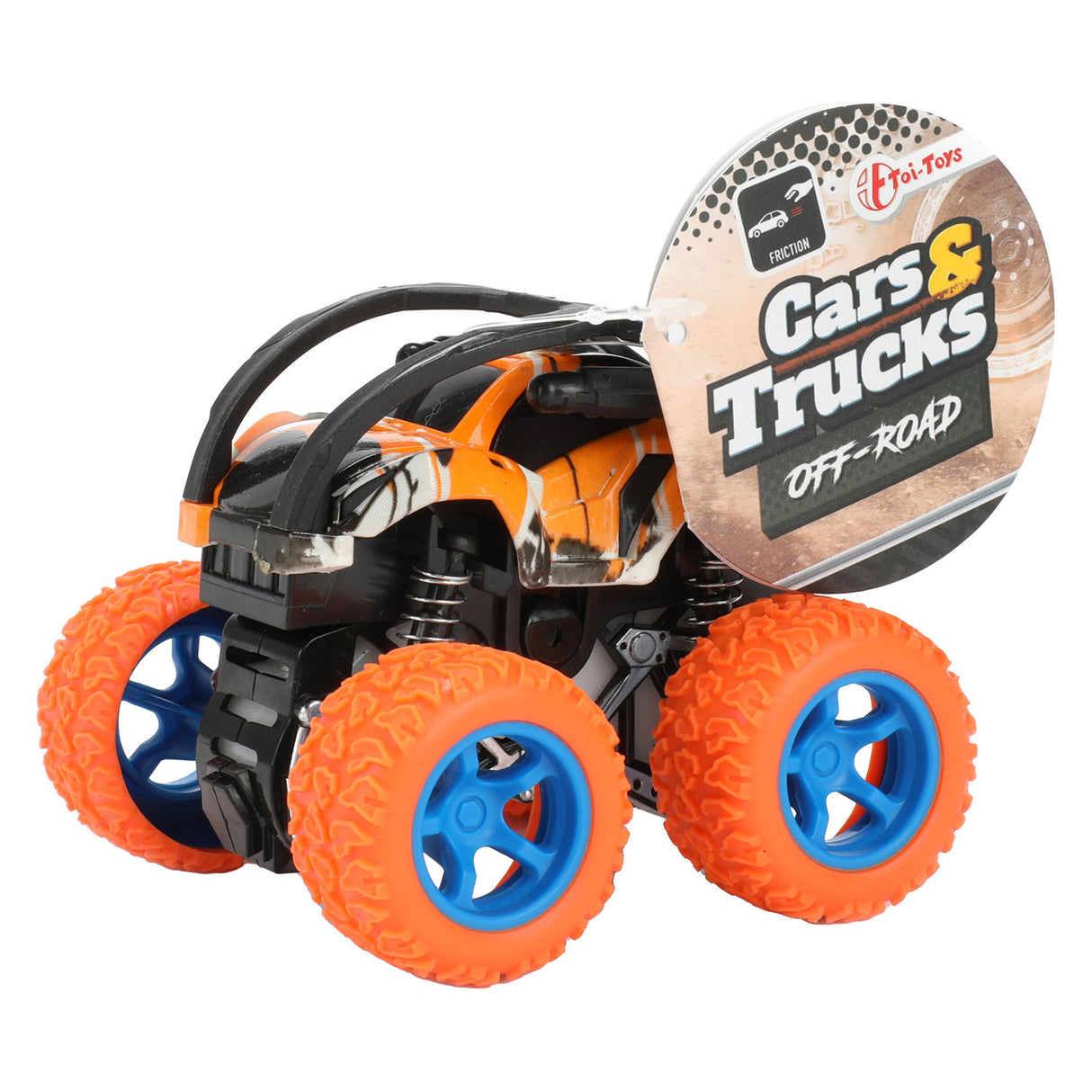 TOI TOYS CAMIONS FRICCIÓN Monster Truck volteado