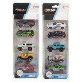 Toi-Toys Metal Rally Race cars, 5st.