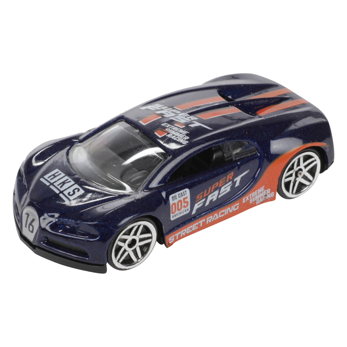 Toi-Toys Metal Rally Race cars, 5st.