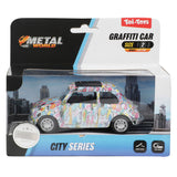 Toi-Toys metal pull-back graffiti bil