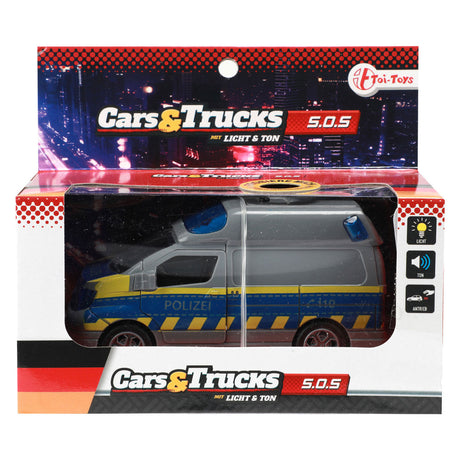 Toi-toys Toi Toys Polizeibus 12cm (deutsche Version)