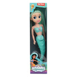 Toi-toys Meerjungfrauen-Meerjungfrauenpuppe mit biegbarem Schwanz, 18 cm