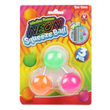 Toi-Toys Window Crawler Squeeze Balls Neon, 3st.