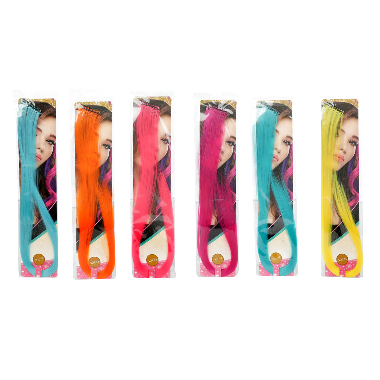 Toi-toys fluoreszierendes Haarteil, 50 cm