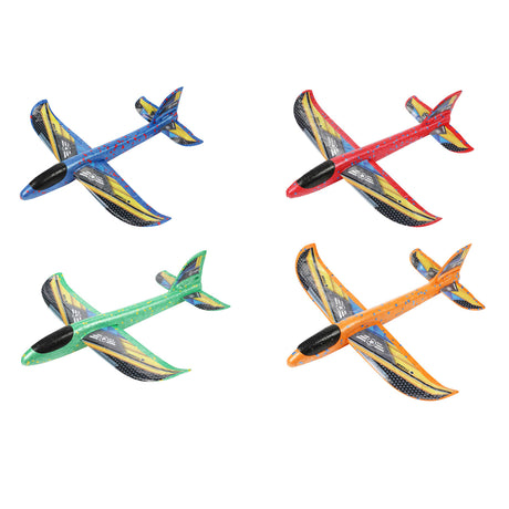 Toi-toys Toi Toys o Play Schaumstoffflugzeug 36 cm mit Aufklebern