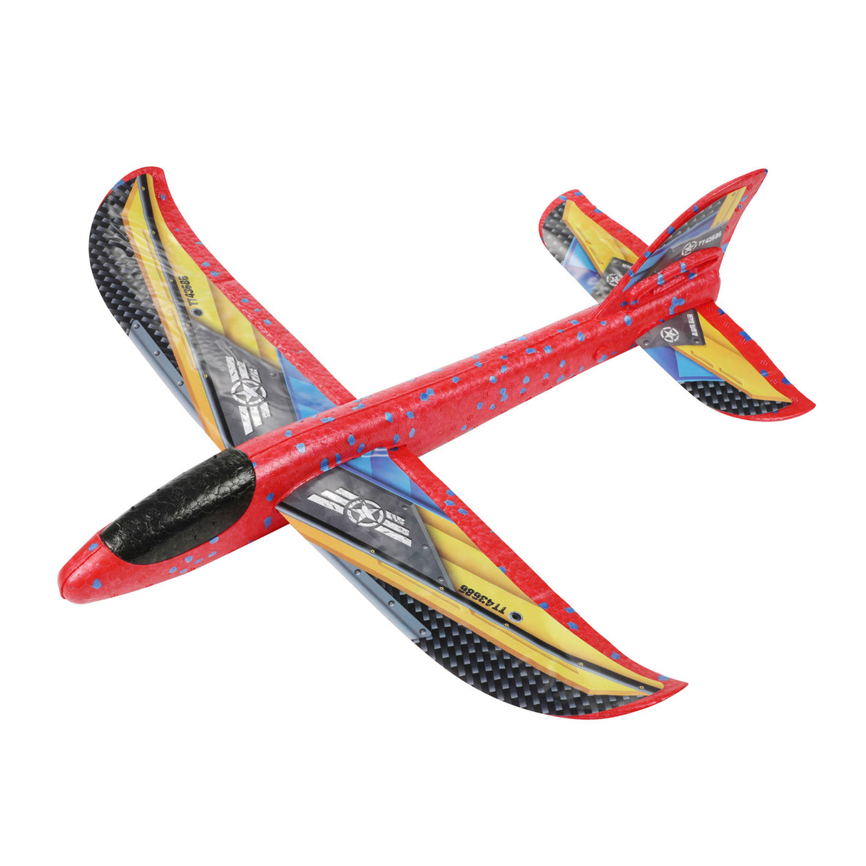 Toi-toys Toi Toys o Play Schaumstoffflugzeug 36 cm mit Aufklebern