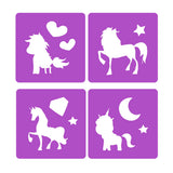 Toi-toys Toi Toys Einhorn-Gehsteigkreide + Schablonen
