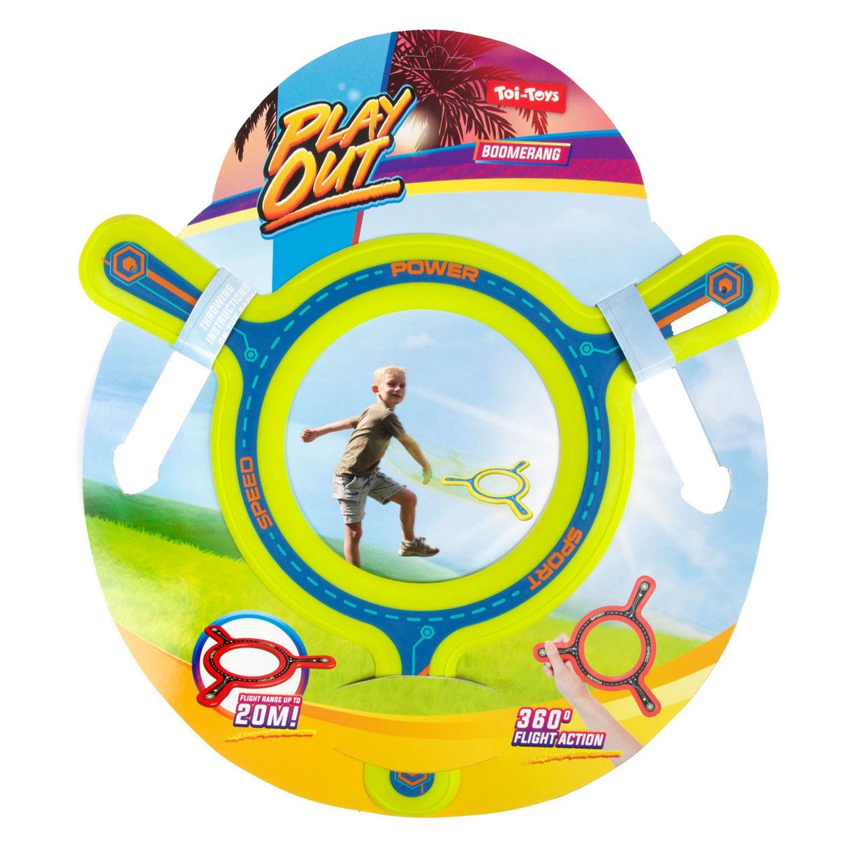 TOI-TOYS okrągły sport Boemerang